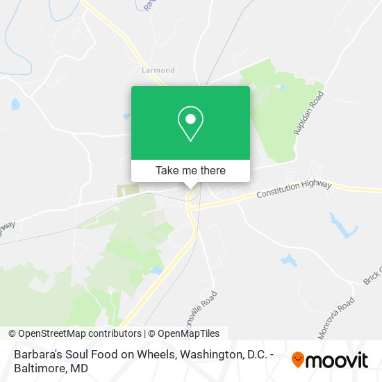 Barbara's Soul Food on Wheels map