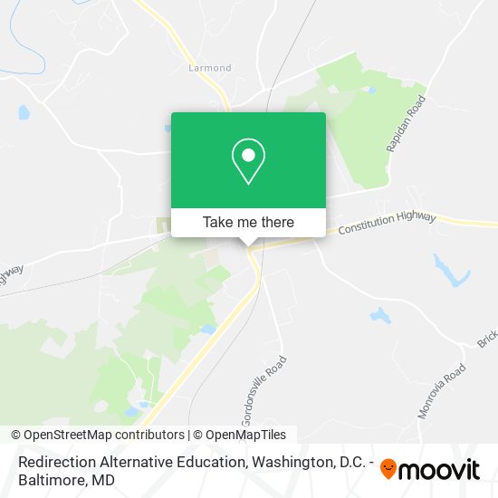 Redirection Alternative Education map