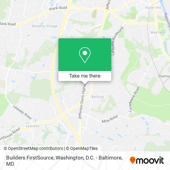 Builders FirstSource map