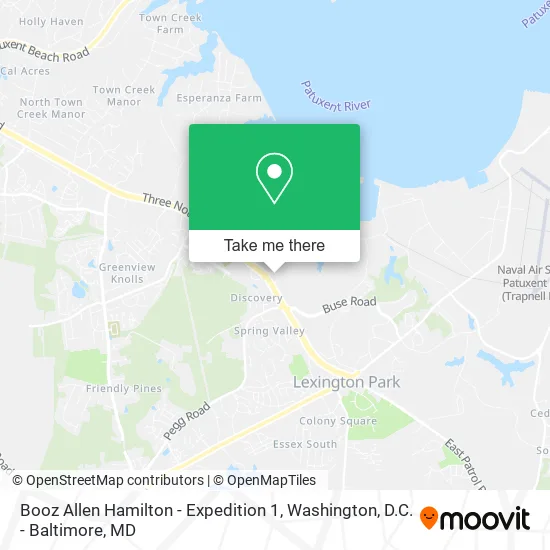 Mapa de Booz Allen Hamilton - Expedition 1