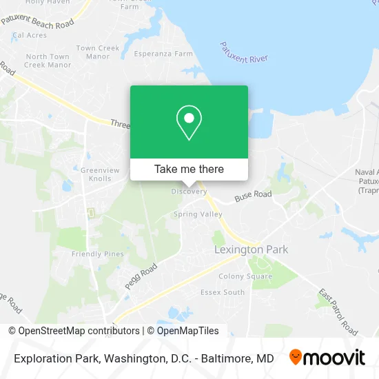 Exploration Park map