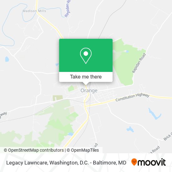 Legacy Lawncare map