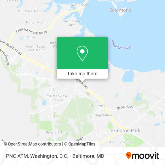 PNC ATM map