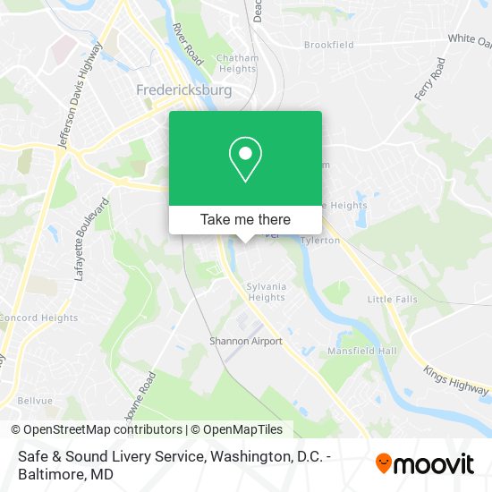 Safe & Sound Livery Service map