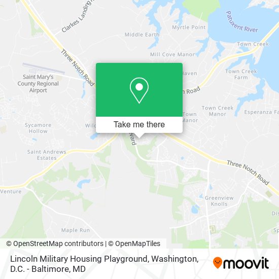 Lincoln Military Housing Playground map