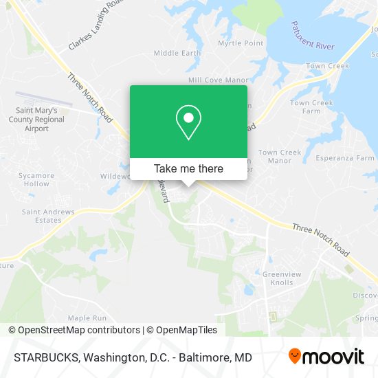 STARBUCKS map