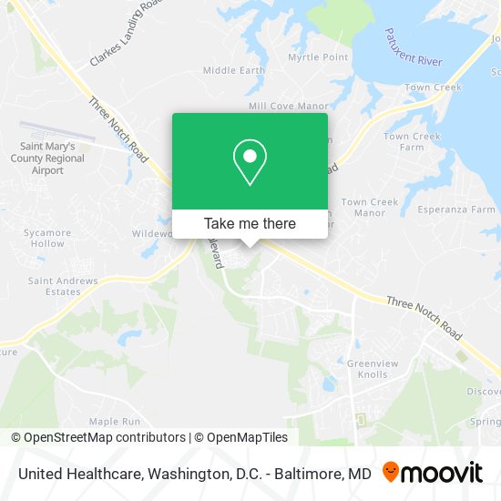 Mapa de United Healthcare