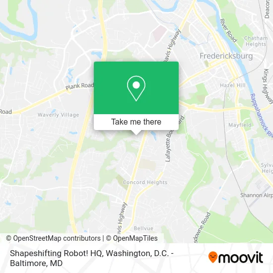 Shapeshifting Robot! HQ map