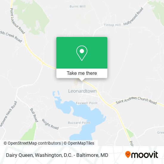 Mapa de Dairy Queen