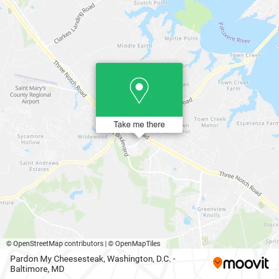 Mapa de Pardon My Cheesesteak