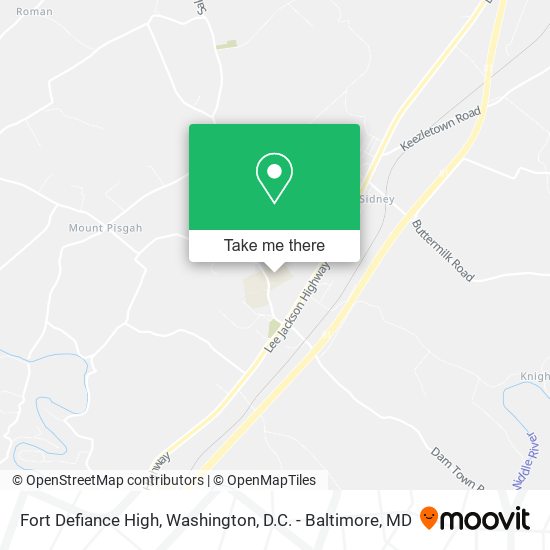 Fort Defiance High map