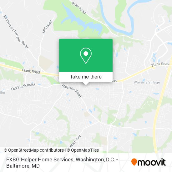 Mapa de FXBG Helper Home Services