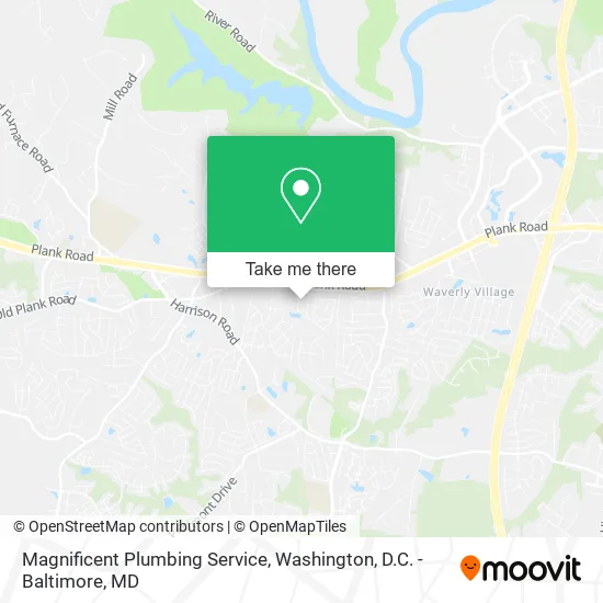 Mapa de Magnificent Plumbing Service