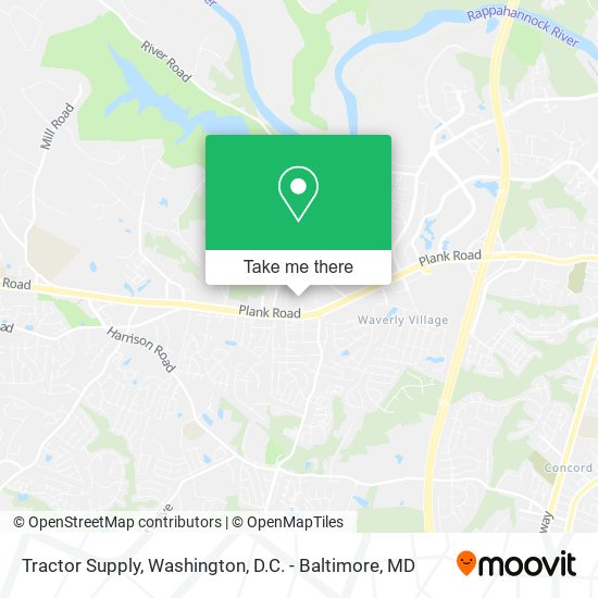 Tractor Supply map