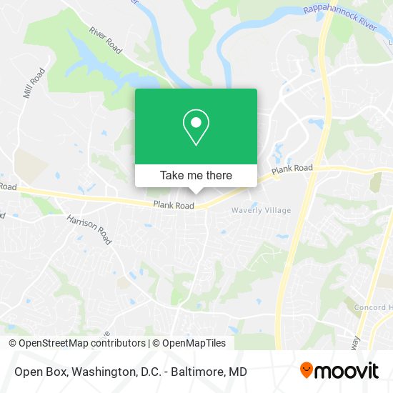 Open Box map