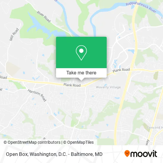 Mapa de Open Box