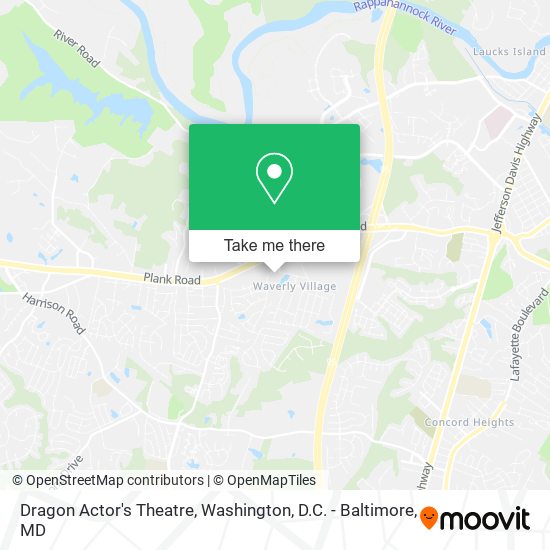 Mapa de Dragon Actor's Theatre
