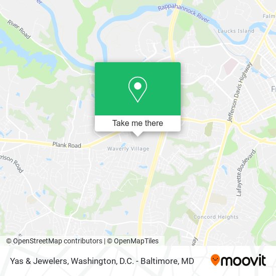 Mapa de Yas & Jewelers