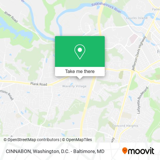CINNABON map