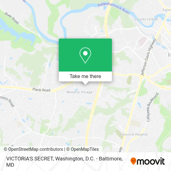 VICTORIA'S SECRET map