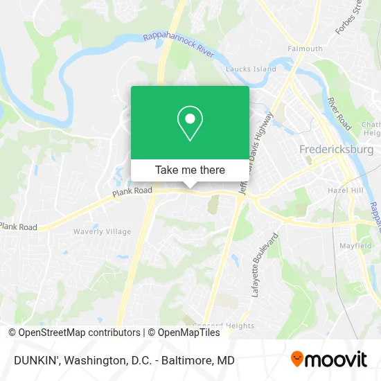 DUNKIN' map