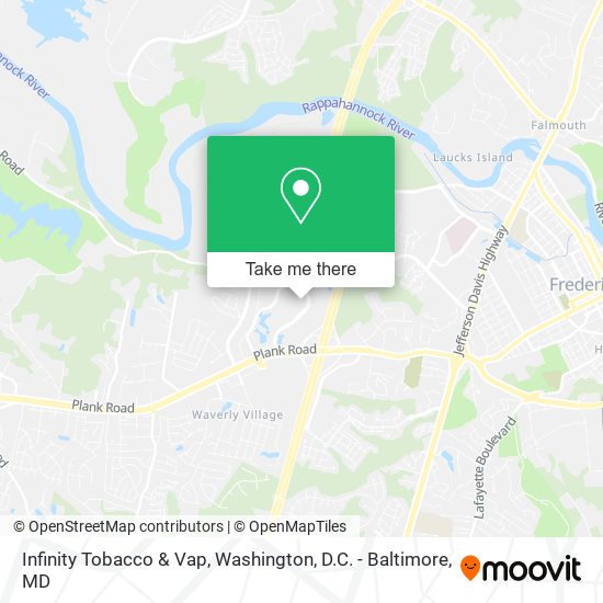 Mapa de Infinity Tobacco & Vap