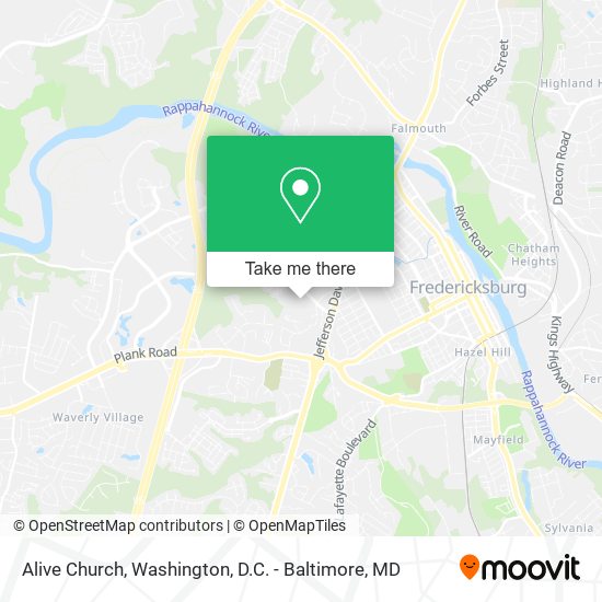 Mapa de Alive Church