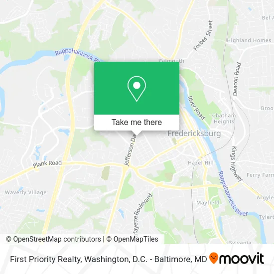 First Priority Realty map