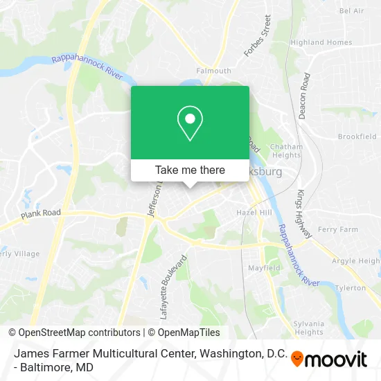 James Farmer Multicultural Center map