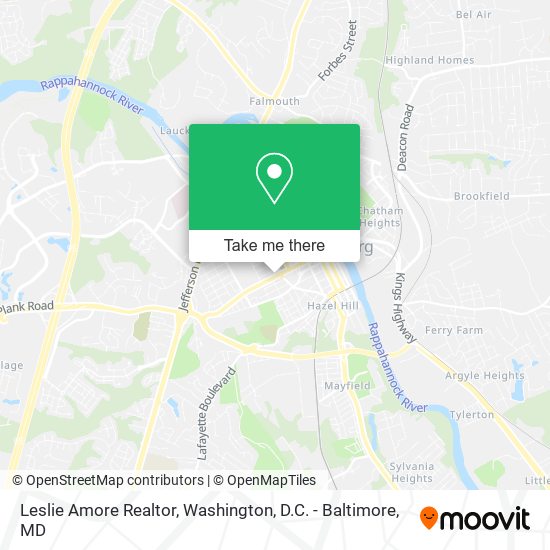 Mapa de Leslie Amore Realtor