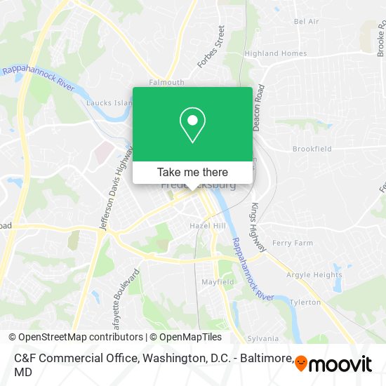 C&F Commercial Office map