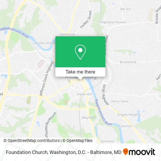 Mapa de Foundation Church