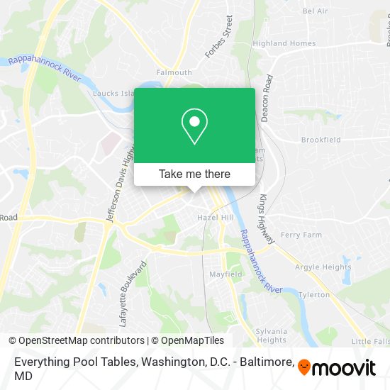 Everything Pool Tables map