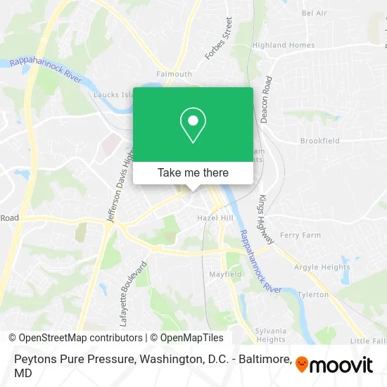 Peytons Pure Pressure map