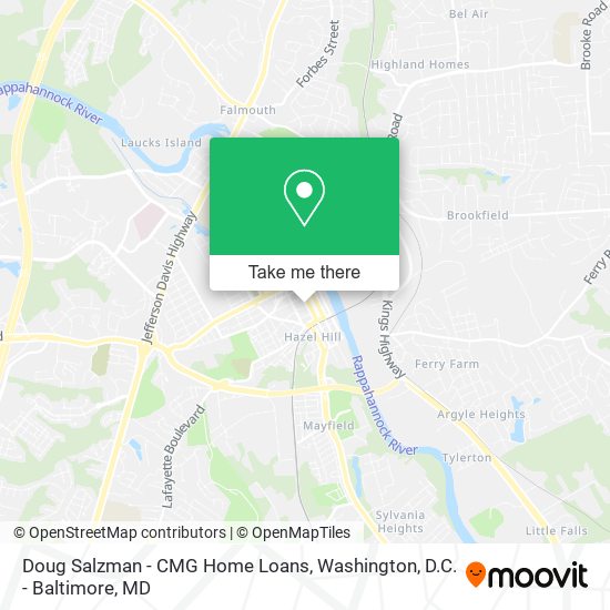 Doug Salzman - CMG Home Loans map