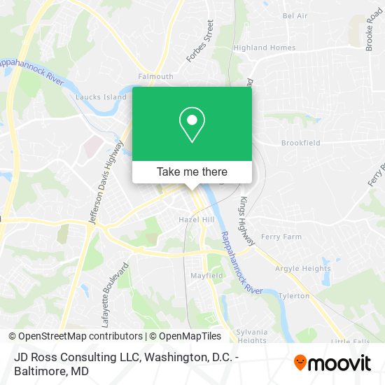 Mapa de JD Ross Consulting LLC