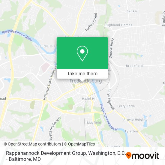 Rappahannock Development Group map
