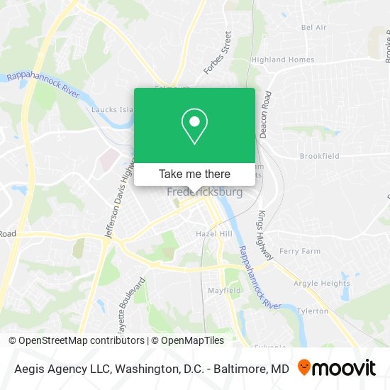 Aegis Agency LLC map