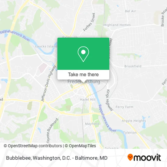 Mapa de Bubblebee