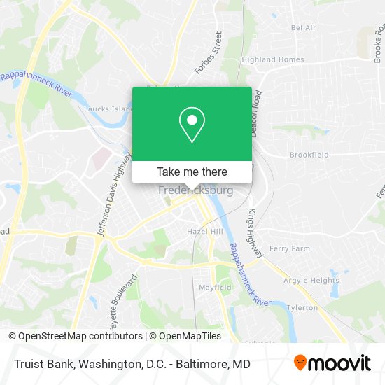 Truist Bank map