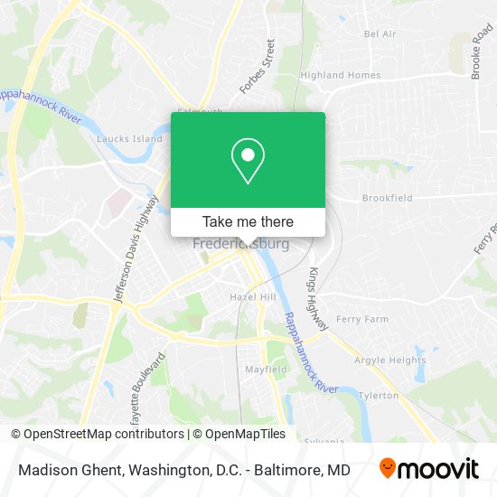 Mapa de Madison Ghent