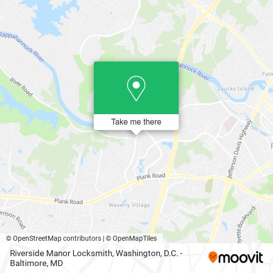 Mapa de Riverside Manor Locksmith