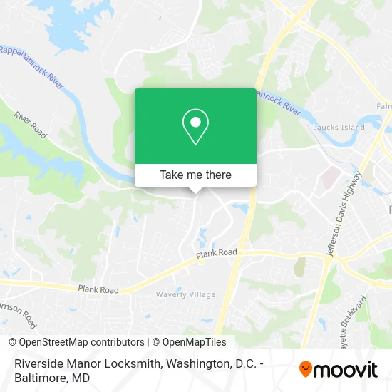 Riverside Manor Locksmith map