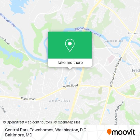 Central Park Townhomes map