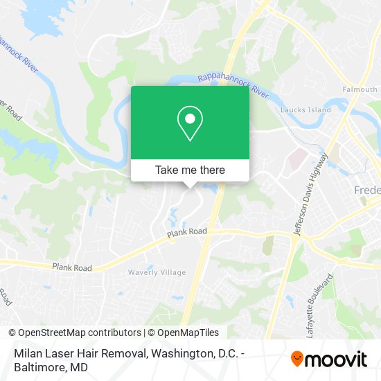 Mapa de Milan Laser Hair Removal