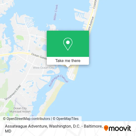 Assateague Adventure map