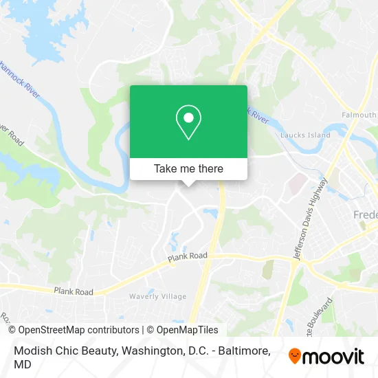 Modish Chic Beauty map