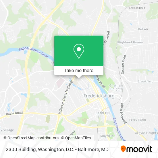Mapa de 2300 Building