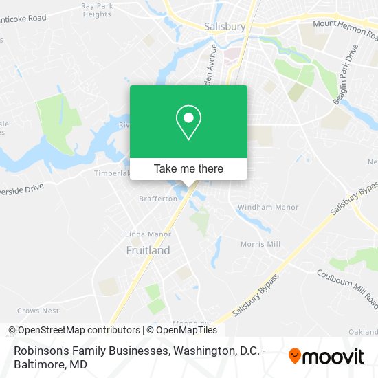 Robinson's Family Businesses map