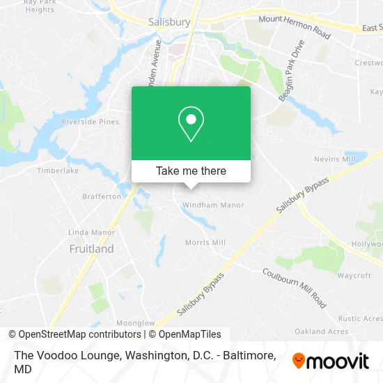 The Voodoo Lounge map